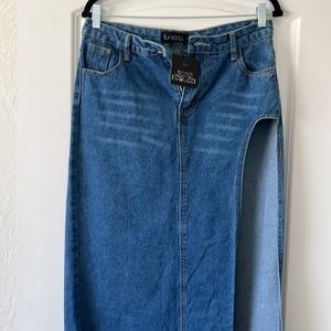 Grlfrnd denim look-like skirt from Luna b